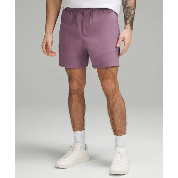lululemon athletica Other - Lululemon Bowline Stretch Ripstop Shorts 5" Men’s Sz Large cyber violet